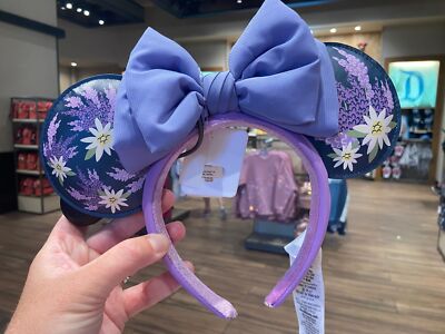 Disney Parks French Lavender Flower Purple Disneyland Lilac Ears Headband-image