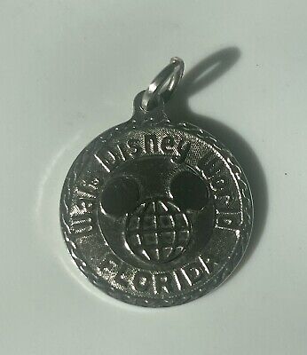 Walt Disney World Sterling Silver Vintage Necklace Pendant-image