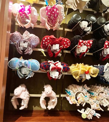 Disney Parks Loungefly Mickey Ears Rapunzel Tangled Pascal Belle Headband 2024-image