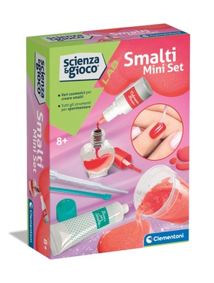 Clementoni Lab Mini Science Experiment Set, Girl Laboratory, Kit for Making Nail-image