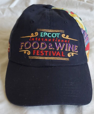 Walt Disney World Epcot Food And Wine Festival 2013 Adjustable Cap Hat OSFA-image