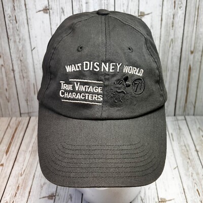 Walt Disney World Mickey Hat Cap True Vintage Characters Green Disney Parks-image