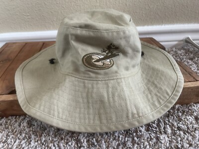 Walt Disney World Bucket Hat Mickey Mouse Surfing W/Chin Drawstring Vtg? Surf-image