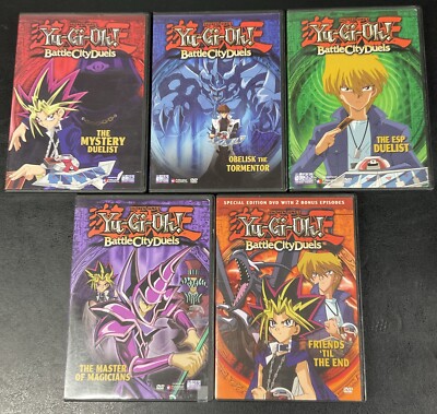 Yu-Gi-Oh: Battle City Duels DVD Lot Of 5 1-4, 7-image