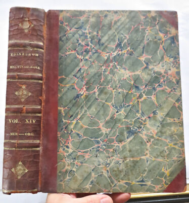 Edinburgh Encyclopedia 1832 Vol. 19 Brewster leather book-image