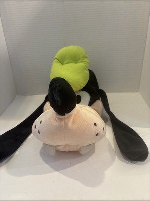 VTG Disney World Park Goofy 3D Plush Hat Youth Adjustable Green Cap With Tags-image