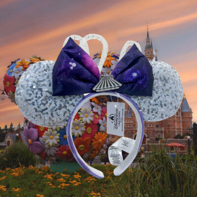Disney- Parks Minnie Mouse The Main Attraction Space Mountain Ears Headband US-image