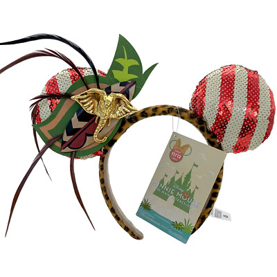 Jungle Cruise Minnie Mouse elephant Ears Headband DisneyPark The Main Attraction-image