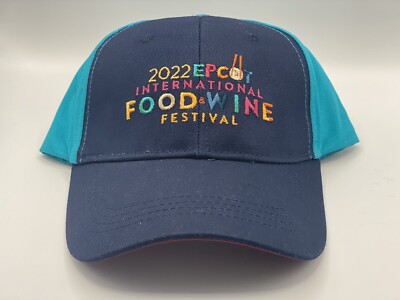 Walt Disney World Epcot Food & Wine Festival 2022 Adjustable Cap Hat-image