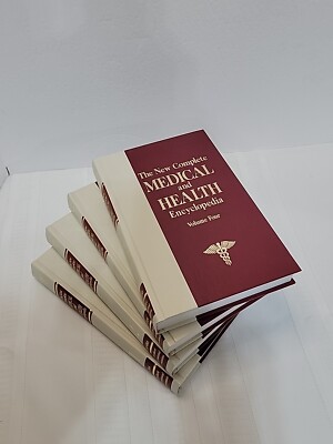  The New Complete 4 Volume Medical & Health Encyclopedia  Set 1982 Doubleday New-image