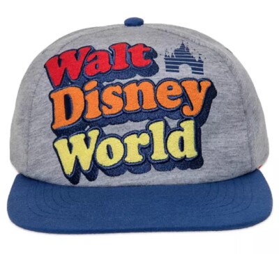 Walt Disney World Hat Baseball  #71 Retro Logo Snapback Mens Parks Cap-image