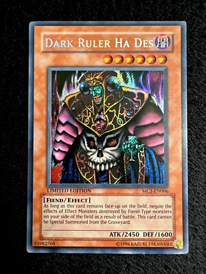 🔥 YUGIOH • DARK RULER HA DES •  MC1-EN006 • SECRET RARE • LIMITED • VLP 🔥-image