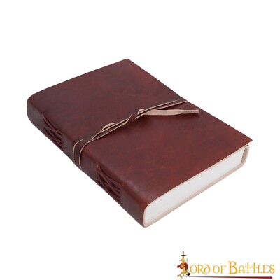 Leather Bound Journal Blank Notebook Gorgeous Fantasy Handmade Diary With String-image