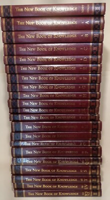 The New Book Of Knowledge - Hardcover By Scholastic A-Z + index/Annual 21 Books -image