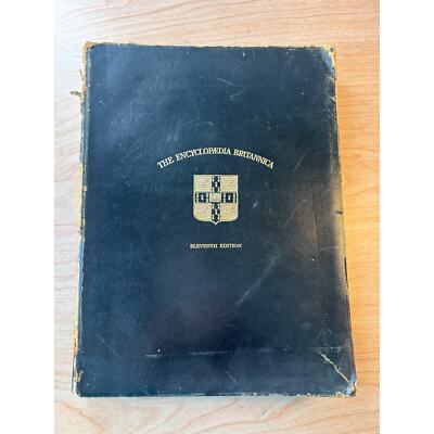 Encyclopedia Britannica Vol XIX 19 MUN- ODD - 11th Ed 1910-1911 Cambridge Black-image