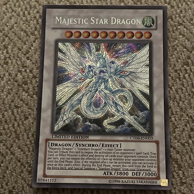 Yugioh Majestic Star Dragon CT06-EN003 Secret Rare NM-image