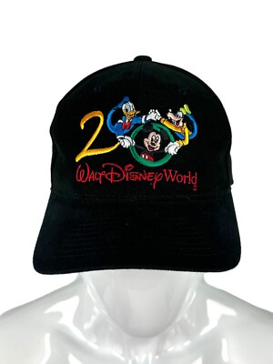 Walt Disney World 2000 Millennium Hat Cap Celebrate The Future Hand In Hand-image