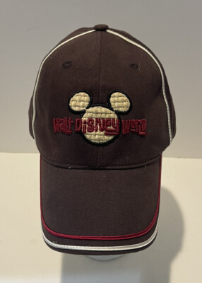 Walt Disney World Brown Adjustable Mickey Mouse Logo Baseball Hat-image