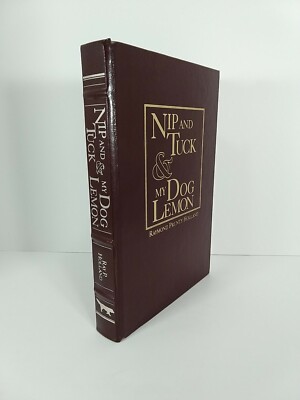 NIP & TUCK / MY DOG LEMON LIVEOAK PRESS limited edition LEATHER dog bird hunting-image