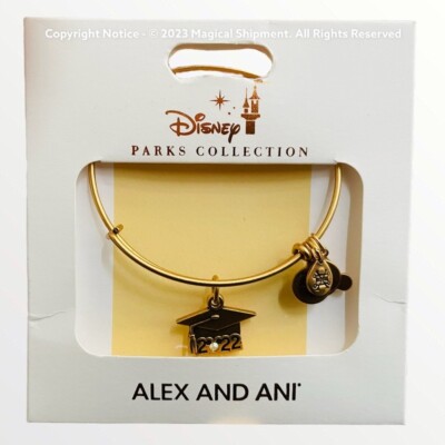 NWT! Disney Parks - Mickey Mouse 2022 Graduation Hat Bangle by Alex and Ani-image