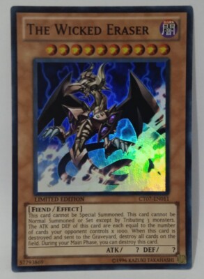Yu-Gi-Oh TCG The Wicked Eraser 2011 Collectors Tin CT07-EN011 Limited Super Rare-image