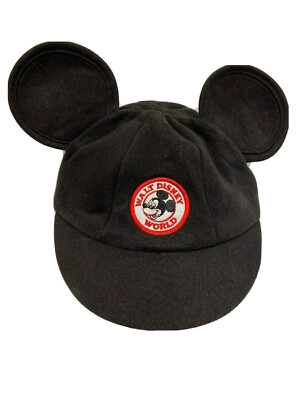 VTG Walt Disney World Mickey Mouse Ears Hat Snapback Goofy Hat Co. Youth Size-image