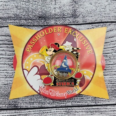 Mickey Sorcerer Hat Passholder Exclusive Disney Pin MGM Studios LE 7500-image