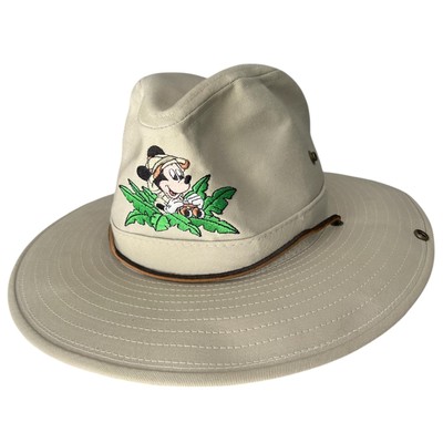Vintage Walt Disney World Mickey Mouse Animal Kingdom Safari Hat Small USA-image