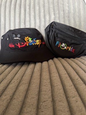 Vintage Walt Disney World Bucket Hat and Fanny Pack.-image