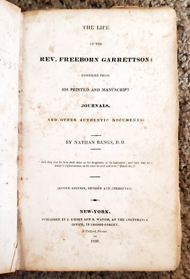 LIFE OF REV. FREEBORN GARRETTSON AMERICAN METHODIST CIRCUIT RIDER NATHAN BANGS-image