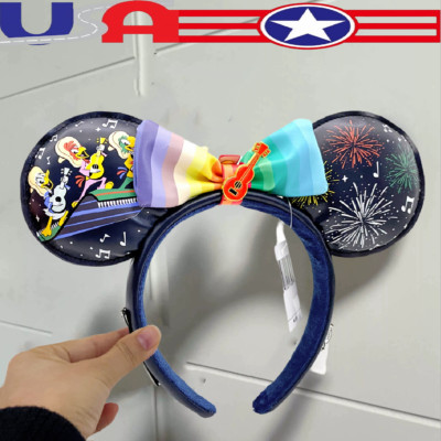 2024 Disney- Epcot Three Caballeros Loungefly Ears Headband Removable Bow  US💖-image