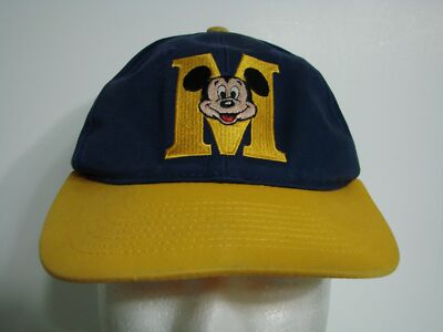 Youth Walt Disney World Mickey Mouse Ball Cap Snapback Goofys Hat Co-image