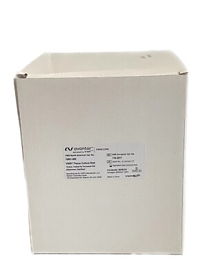 (40) VWR AVANTOR 10cm Treated Tissue Culture Petri Dish & Lid 60.8cm2 10861-680-image