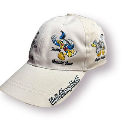 Walt Disney World Donald Duck “Faces Of Donald” Adult One Size Adjustable VTG-image