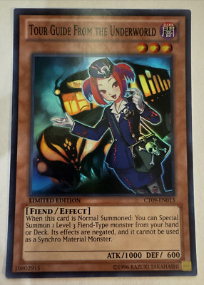 YuGiOh Tour Guide From the Underworld CT09-EN013 Super Rare Limited Edition-image