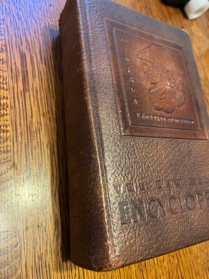 The New Modern Encyclopedia leather 1944 World War II references-image