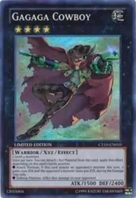 YUGIOH CT10-EN010 GAGAGA COWBOY SUPER RARE NEAR MINT NM-image