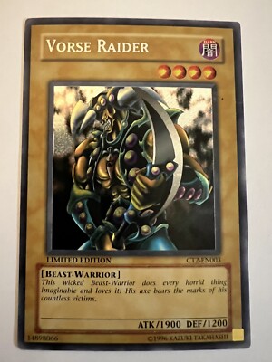 Yu-Gi-Oh! Vorse Raider 2005 Collector's Tins CT2-EN003 Limited Secret Rare NM-image