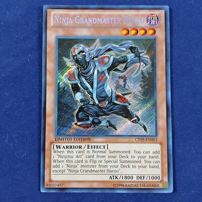 Ninja Grandmaster Hanzo CT09-EN003 2012 Collectors Tin Limited NM-image