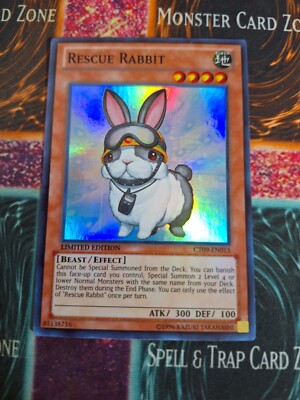 Yu-Gi-Oh! TCG Rescue Rabbit CT09-EN015 Super Rare Limited Near Mint a1/-image