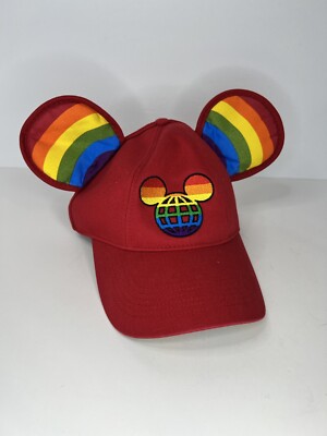 Disney Rainbow Ears Walt Disney World Baseball Cap for Adults Mickey Mouse Pride-image