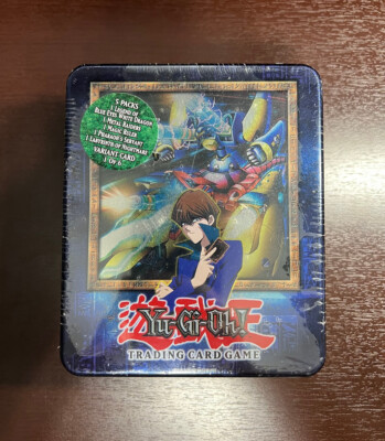(500792) Yugioh KAIBA XYZ-DRAGON CANNON 2003 Collectible Tin - NON MINT Sealed-image