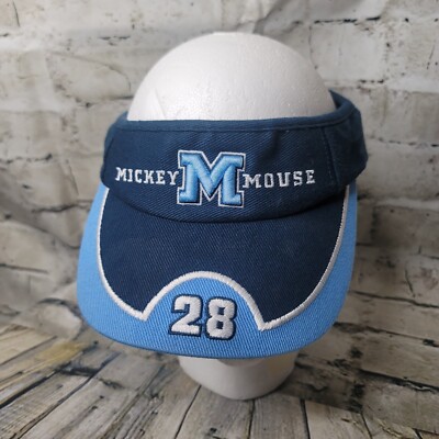 MICKEY MOUSE 28 Visor Walt Disney World Hat Hook Loop Cap-image