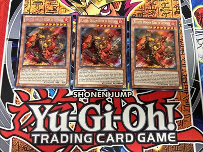 Yugioh - Blaster, Dragon Ruler of Infernos CT10-EN002 SECRET VLP/NM X3 - PLAYSET-image