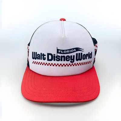 Vans x Walt Disney World Hat White Red Snapback OSFA 50th Anniversary Trucker-image