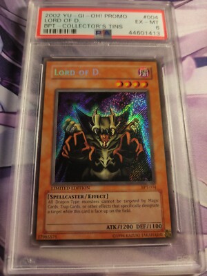 YuGiOh! 2002 Lord of D. BPT-004 Secret Rare LIMITED EDITION EX - MT PSA 6-image