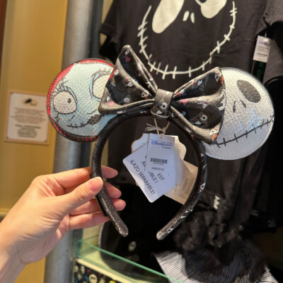 Loungefly Disney Parks Nightmare Before Christmas Sally Jack Ears 2024 Headband-image