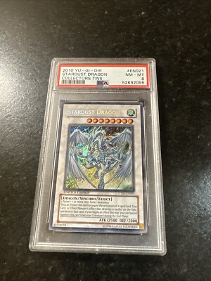 Yugioh Limited Edition Stardust Dragon Collectors Tin CT05-EN021 PSA 8-image