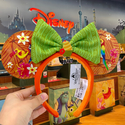 DisneyParks WDW Enchanted Tiki Room Birds Minnie Headband Ears Dole Whip-image