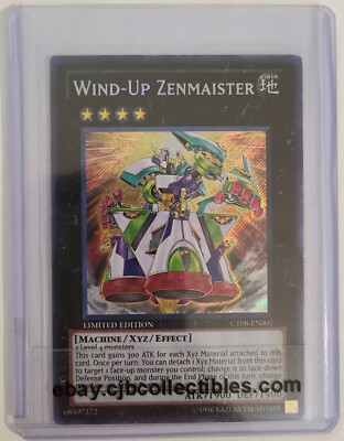 Yu-Gi-Oh! WIND-UP ZENMAISTER CT08-EN002 Secret Rare Collectible Tins 2011 🍒-image
